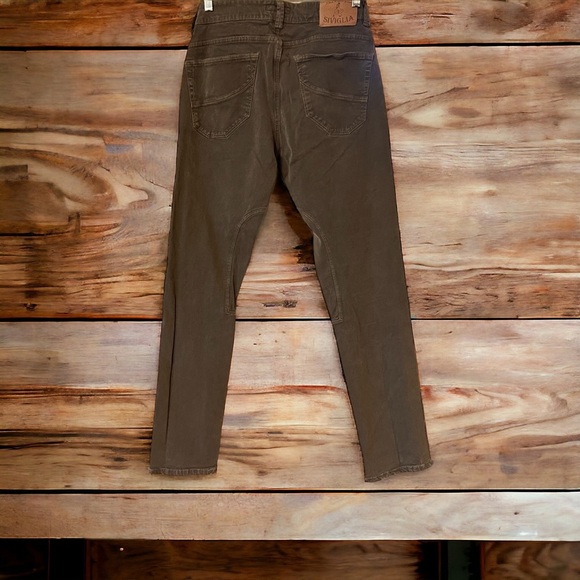 Siviglia Made in Italy Jeans/khaki color Unisex Size 31 - Picture 6 of 14